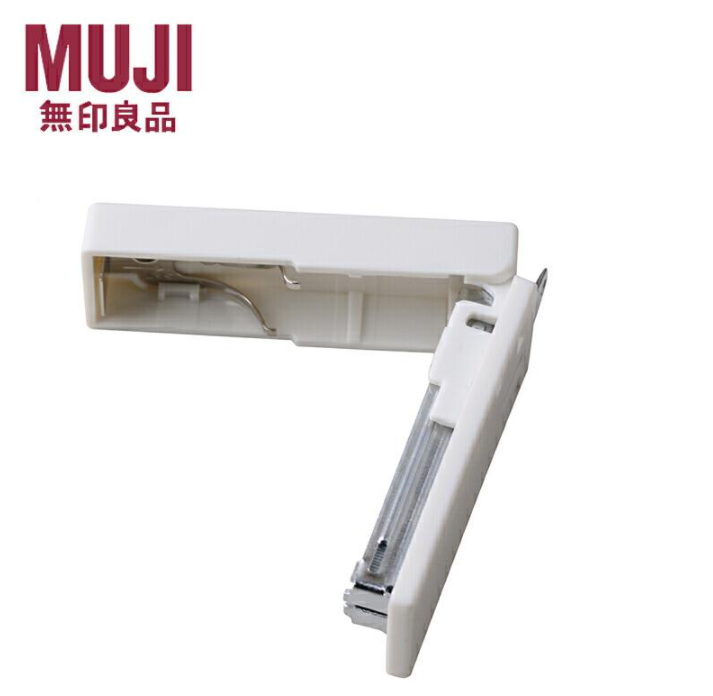 无印良品（MUJI） 树脂携带型订书机 白色